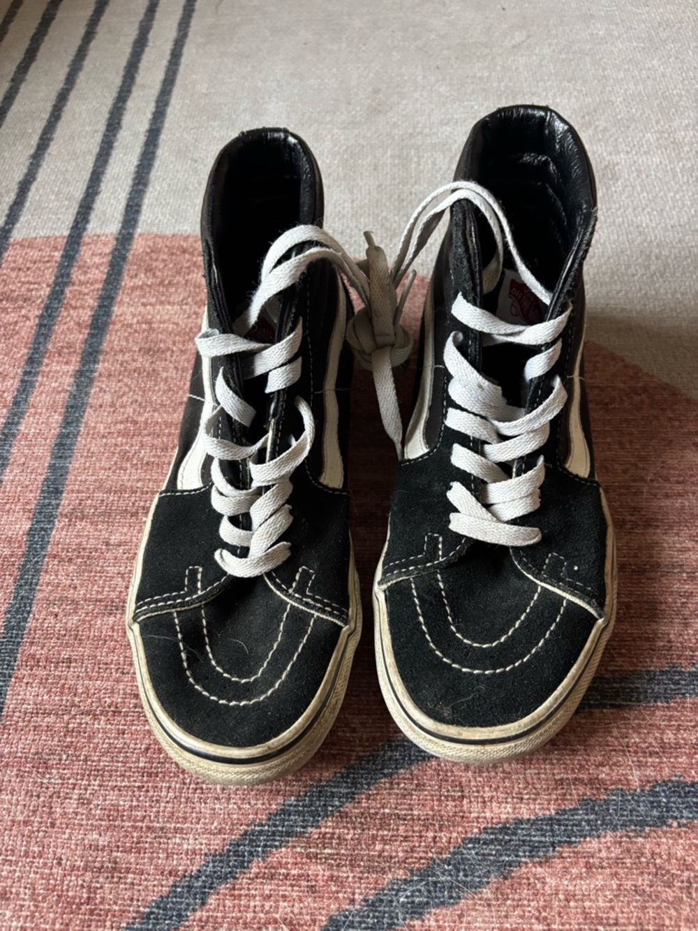 Vans Sk8-Hi High Top Sneakers - Black/White
